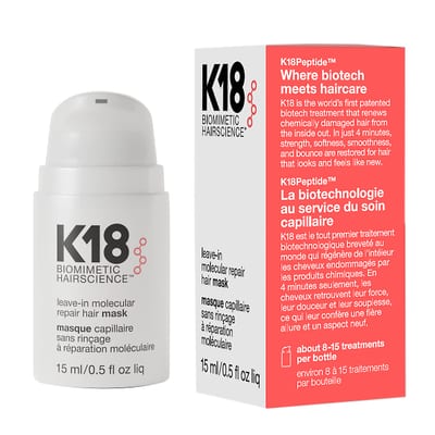 K18 K18 Leave-In Molecular Repair Hair Mask 15ml