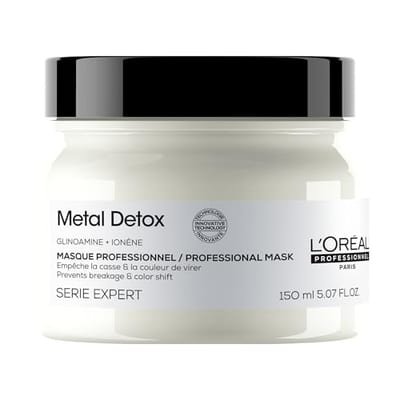 L'Oreal Professionnel L'Oreal Professionnel Metal Detox Hair Mask, Prevent Damage And Colour Fade From Hard Water, Hydrating Treatment, 150ml