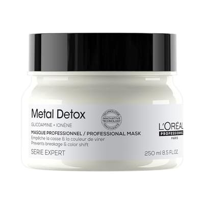 L'Oreal Professionnel L'Oreal Professionnel Metal Detox Hair Mask, Prevent Damage And Colour Fade From Hard Water, Hydrating Treatment,250 ml, 250ml