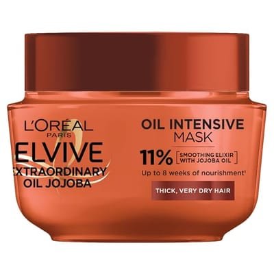 Loreal L'Oreal Elvive Extraordinary Oil Hair Mask Pot For Dry 300ml