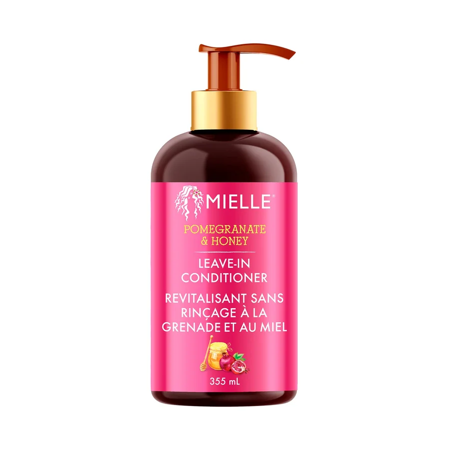Mielle Organics Mielle Organics Mielle Pomegranate & Honey Leave In Conditioner for Curly Hair - Moisturising Detangler & Curly Hair Treatment to Help Repair Damage