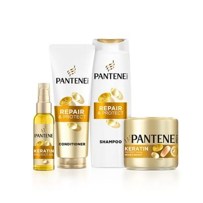 Pantene Pantene Repair & Protect Bundle – Shampoo, Conditioner, Hair Mask Oil