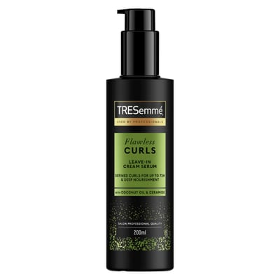 TRESemmé TRESemmé Flawless Curls Leave-In Cream Hair Serum hair treatment with Coconut Oil & Ceramide for deep nourishment & up to 72-hour curl definition
