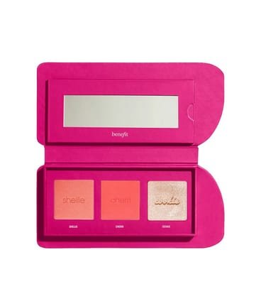 Benefit Benefit Glam Central Station Limited Edition Blush & Cookie Highlighter Gift Set Palette