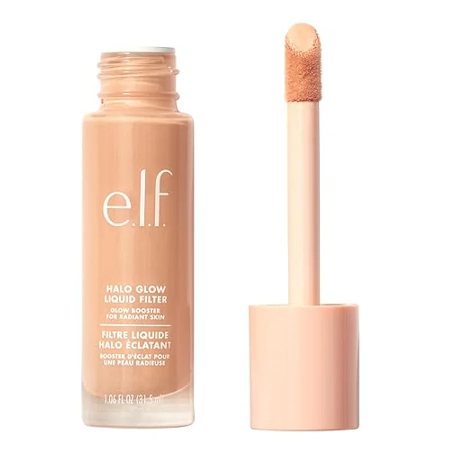 E.L.F E.L.F . Halo Glow Liquid Filter Highlighter in 3 light/medium, 32ml