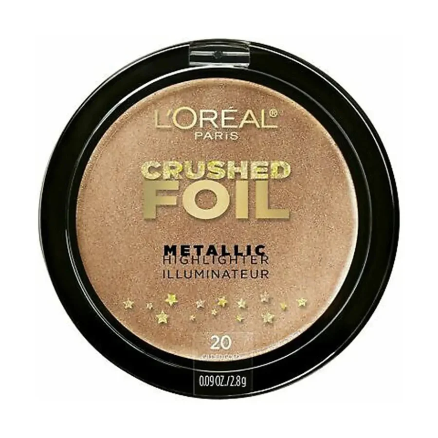 L'Oreal L'Oreal Crushed Foil Metallic Highlighter Illuminator 20 Gilded Glow