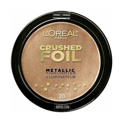 L'Oreal L'Oreal Crushed Foil Metallic Highlighter Illuminator 20 Gilded Glow
