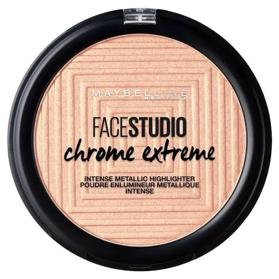 Maybelline Maybelline Chrome Extreme Intense Metallic Highlighter – 350 Molten Rose Gold