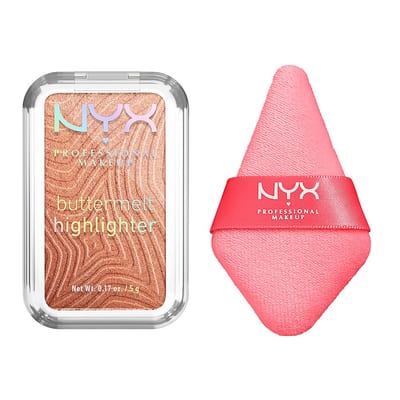 NYX Professional Makeup NYX Professional Makeup Nyx Buttermelt Highlighter Butta In Bronze & Wondersnatch Face Powder Puff Duo Bundle