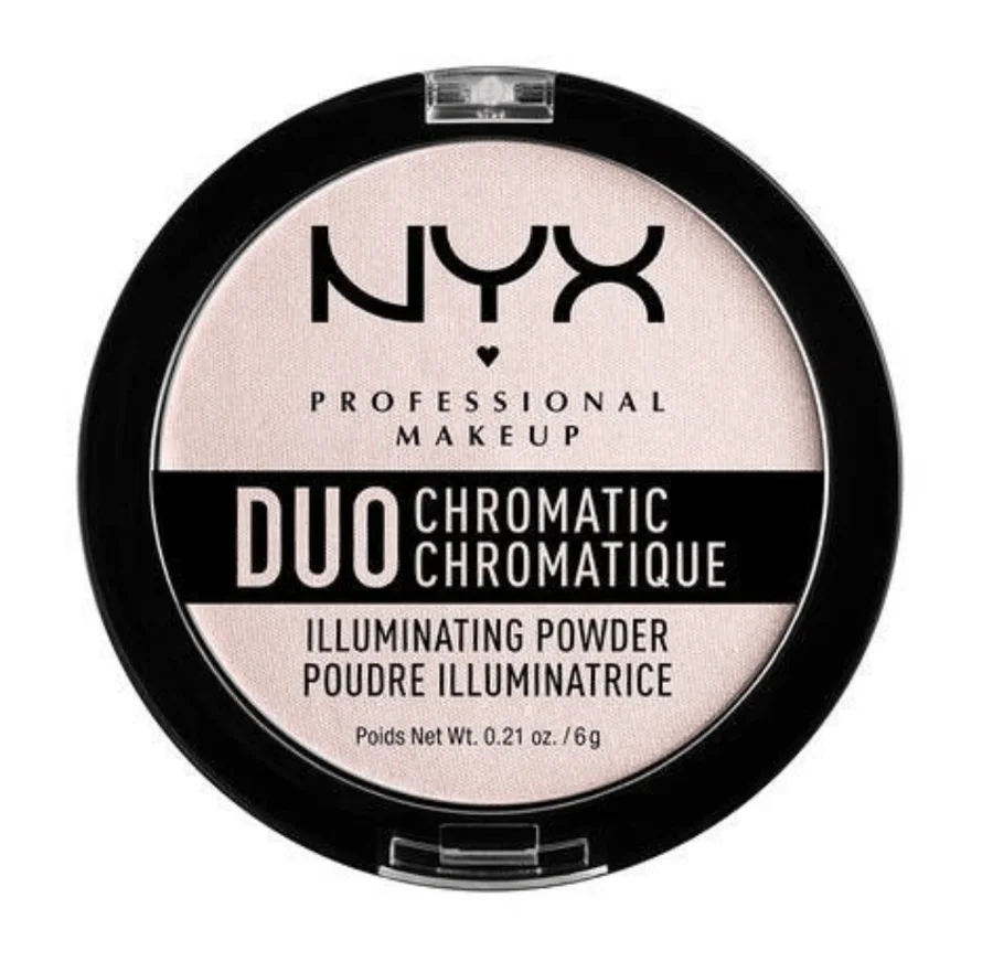 NYX NYX Duo Chromatic Illuminating Powder Highlighter – 04 Snow Rose