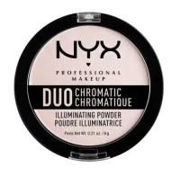 NYX NYX Duo Chromatic Illuminating Powder Highlighter – 04 Snow Rose