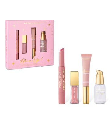 Profusion Profusion Glow Up Lips And Highlighter Set