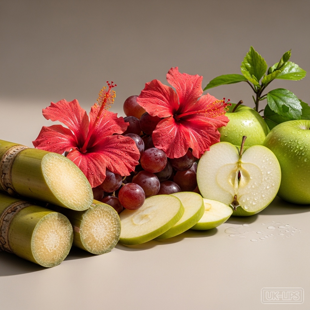 AHAs — AHAs are naturally derived from plant sources such as sugar cane (glycolic acid), sour … | UK Lips ingredient guide