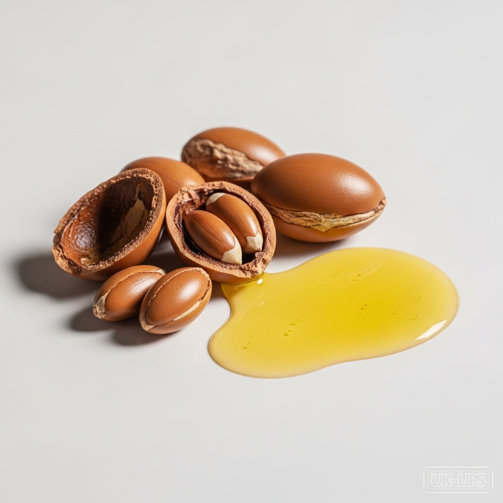 Argania Spinosa (Argan) Kernel Oil — Argania Spinosa Kernel Oil is cold-pressed from the kernels (seeds) of the fruit of the… | UK Lips ingredient guide