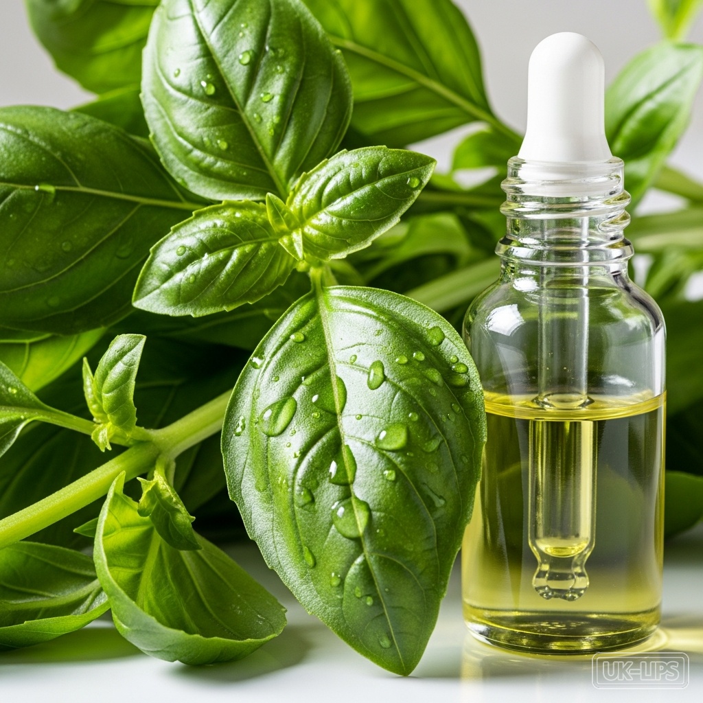 Basil oil — Basil oil is steam-distilled from the leaves and flowering tops of Ocimum basilicum, a … | UK Lips ingredient guide