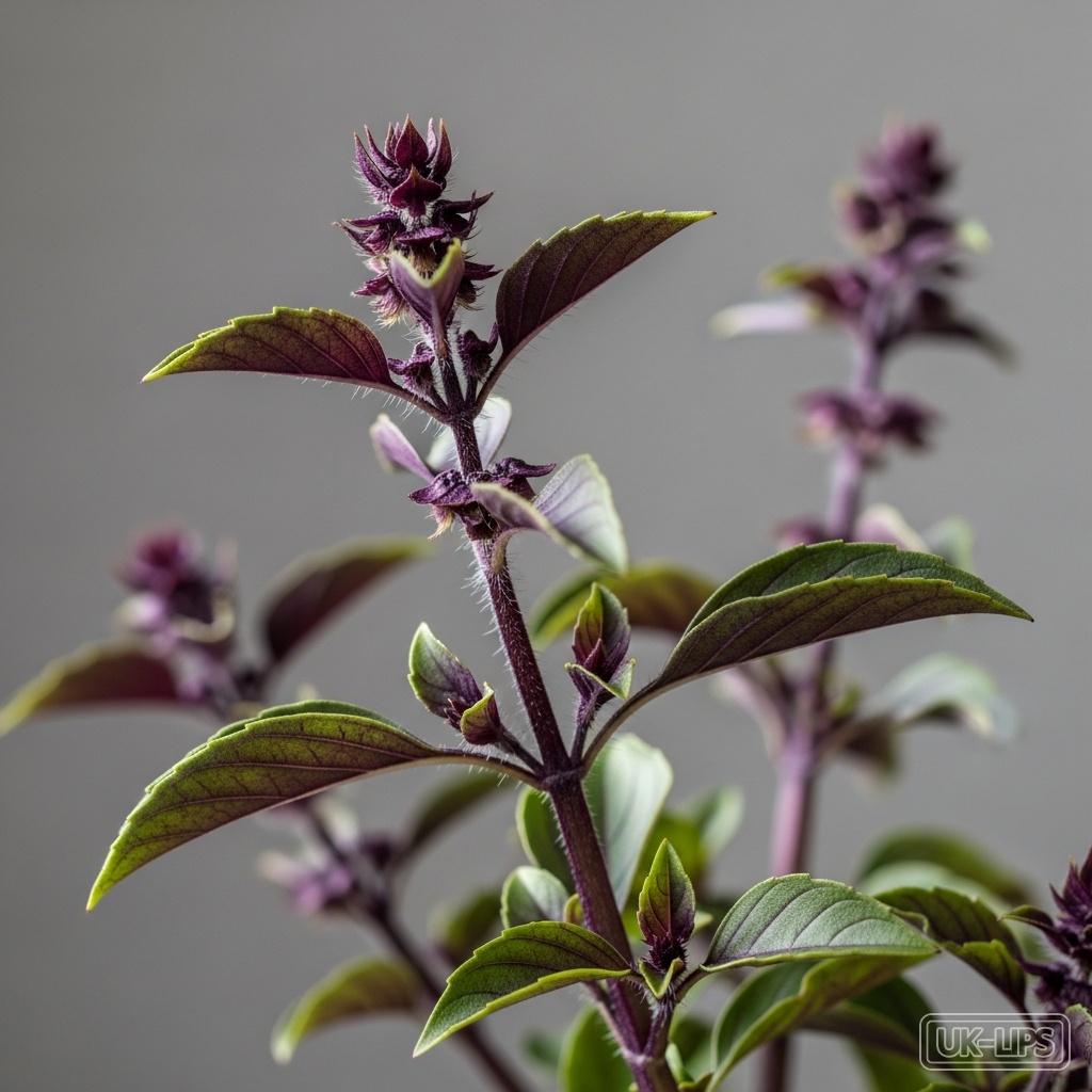 Blue Basil — Blue Basil comes from the leaves and flowers of Ocimum basilicum ‘Blue Basil’, a striki… | UK Lips ingredient guide