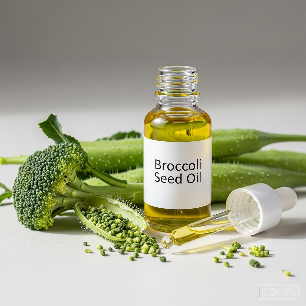 Broccoli Seed Oil — Broccoli Seed Oil is cold-pressed from the tiny seeds of the Brassica oleracea plant, t… | UK Lips ingredient guide