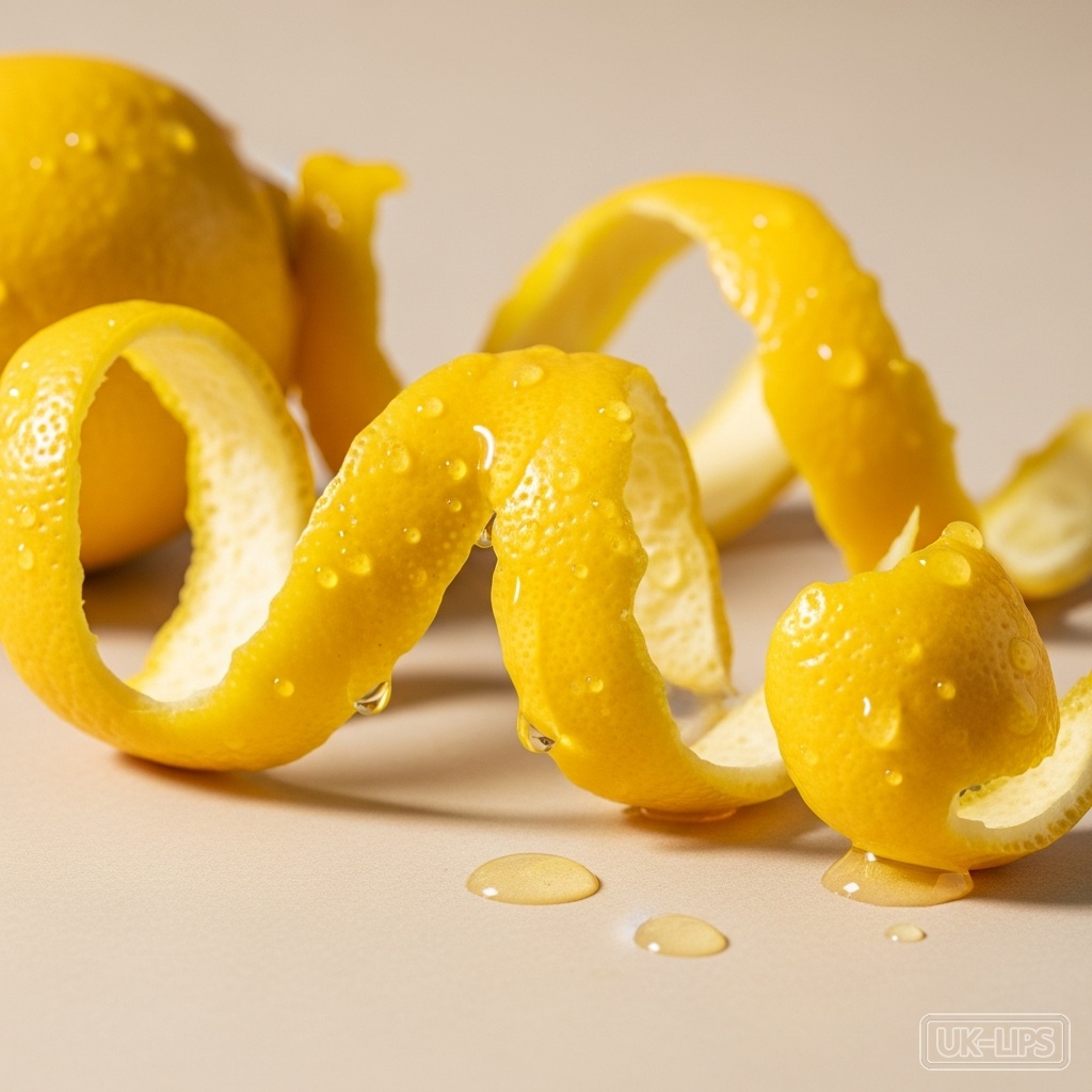 Citrus Limon Peel Oil — Citrus Limon Peel Oil is cold-pressed from the outer rind (peel) of fresh lemons, the f… | UK Lips ingredient guide