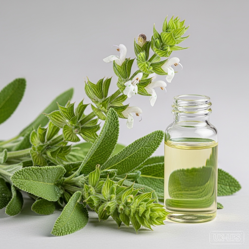 Clary Sage — Clary sage oil is steam-distilled from the flowering tops and leaves of Salvia sclarea,… | UK Lips ingredient guide