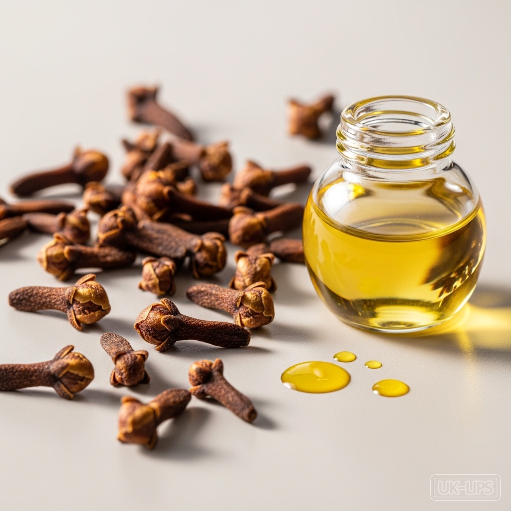Clove oil — Clove oil is steam-distilled from the dried flower buds of the Syzygium aromaticum tree… | UK Lips ingredient guide