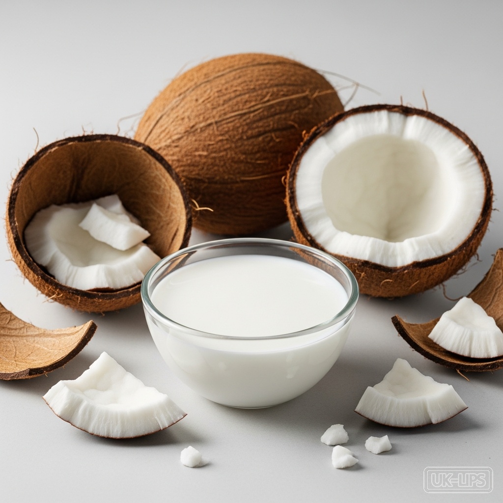 Coconut Milk — Coconut milk is obtained from the white flesh of mature coconuts (Cocos nucifera), a tr… | UK Lips ingredient guide