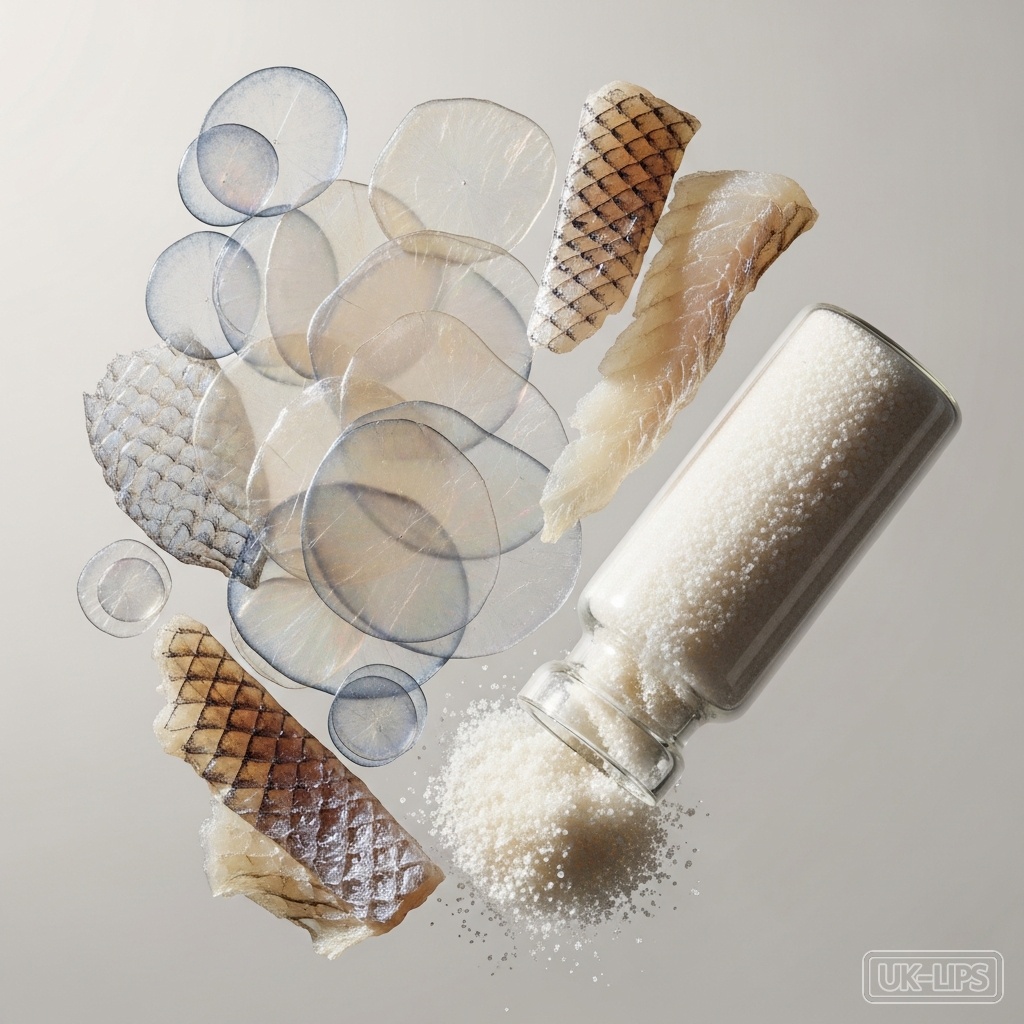 Collagen — Collagen used in UK beauty products is typically derived from sustainable marine source… | UK Lips ingredient guide