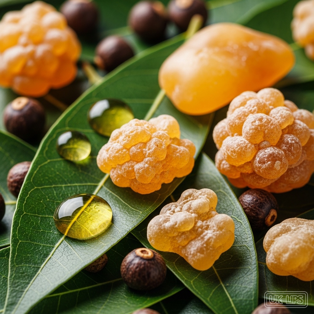Commiphora Mukul Resin Extract — Commiphora Mukul Resin Extract is obtained from the oleo-gum resin of the Commiphora mu… | UK Lips ingredient guide