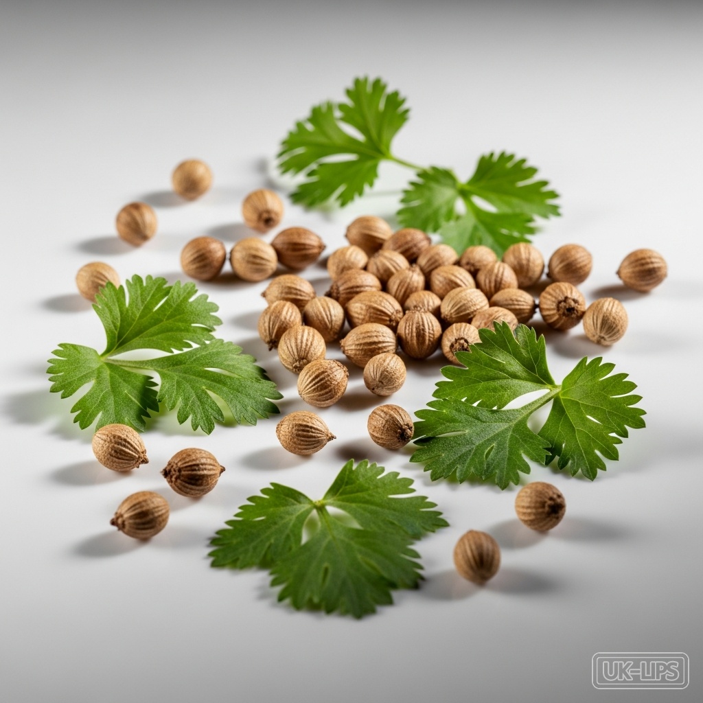 Coriander — Coriander is the seed and leaf of Coriandrum sativum, an aromatic annual herb in the Ap… | UK Lips ingredient guide