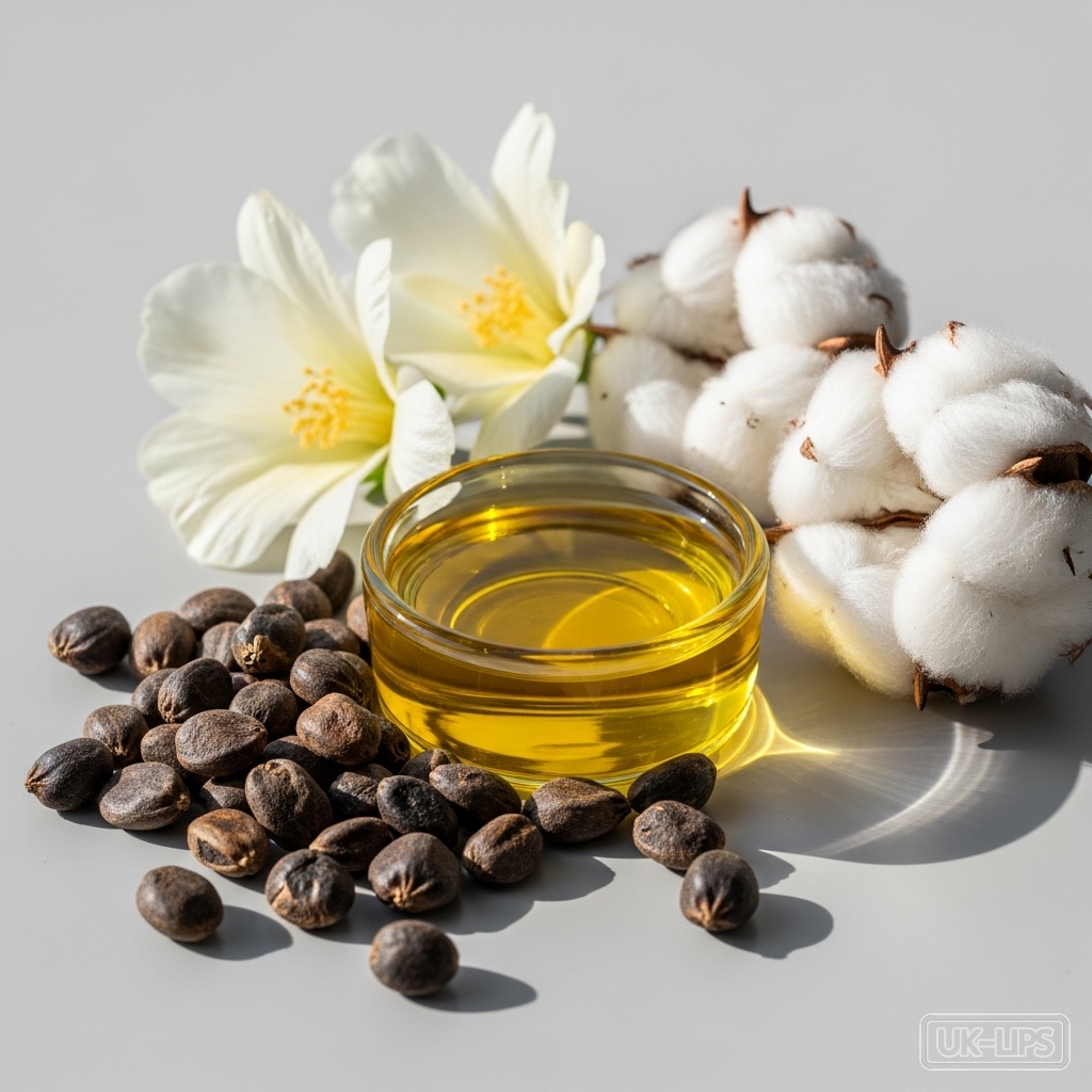 Cotton seed oil — Cotton seed oil is obtained from the seeds of the cotton plant (Gossypium herbaceum or … | UK Lips ingredient guide