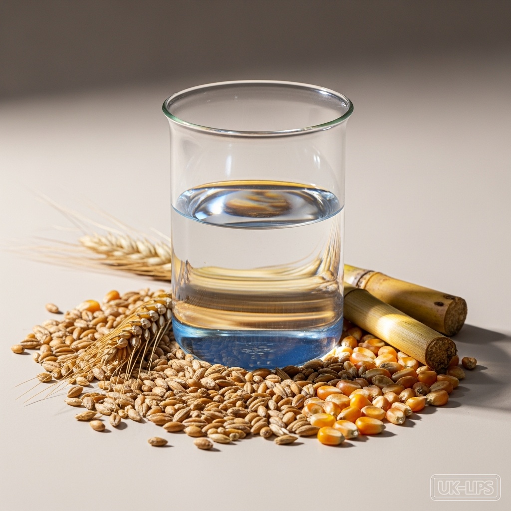 Denatured Alcohol — While ethanol can be produced from the fermentation of plant sugars found in grains, su… | UK Lips ingredient guide