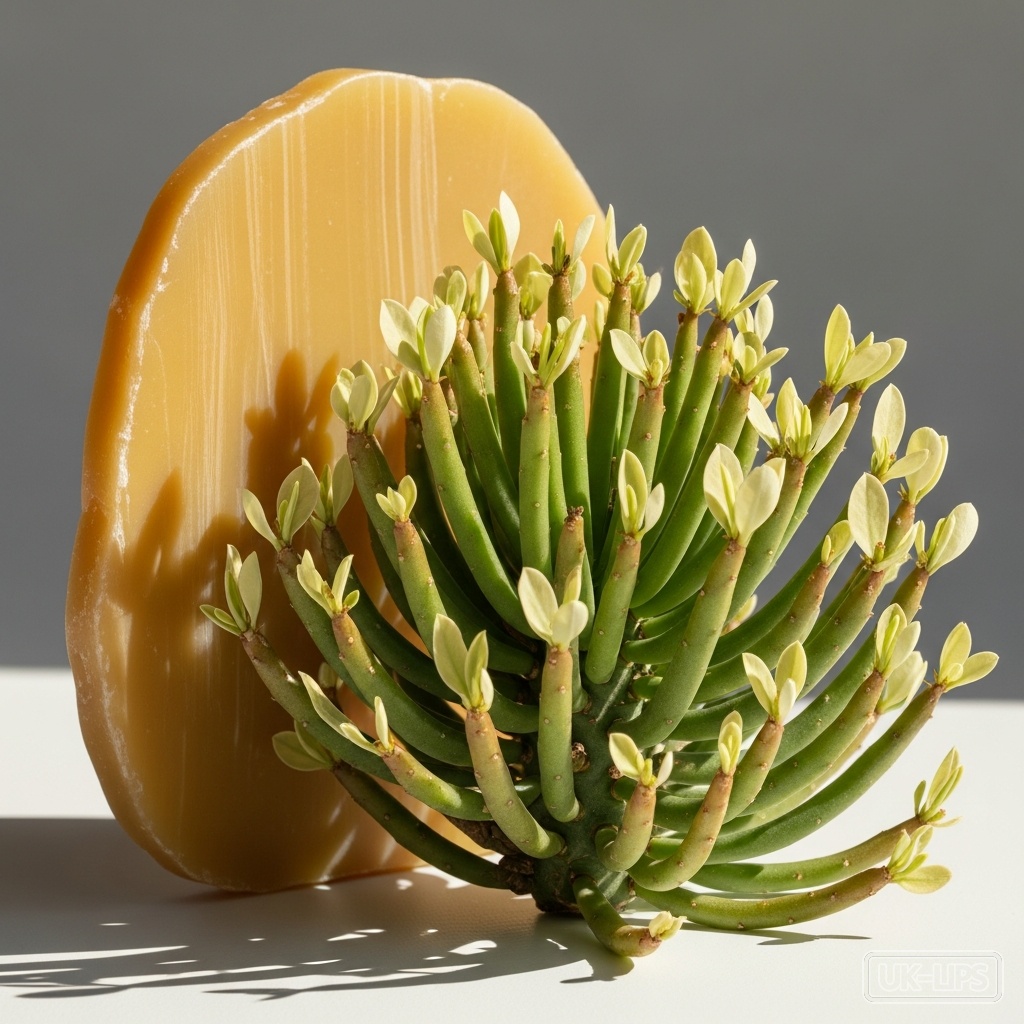 Euphorbia Cerifera (Candelilla) Wax — Candelilla wax is obtained from the leaves and stems of the Euphorbia cerifera shrub, a… | UK Lips ingredient guide