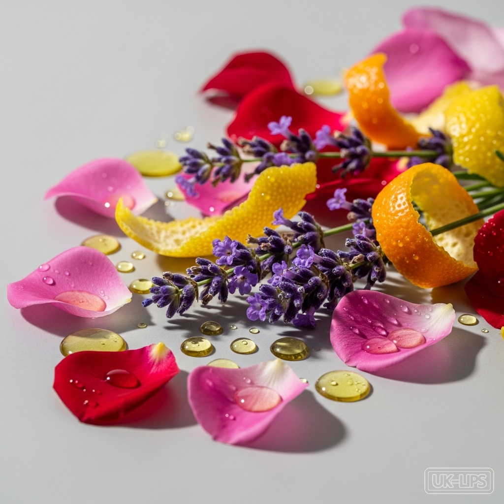 Fragrance — Fragrance can be derived from natural sources such as essential oils extracted from flo… | UK Lips ingredient guide