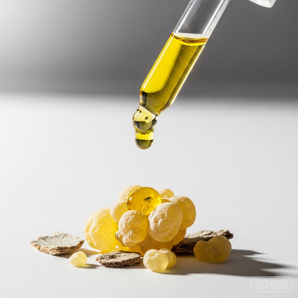 Frankincense Essential Oil — Frankincense essential oil is steam-distilled from the fragrant resin obtained from the… | UK Lips ingredient guide