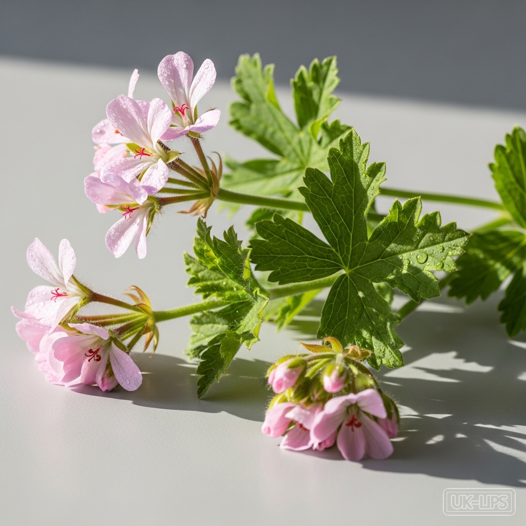Geranium — Geranium essential oil is steam-distilled from the leaves, stems and flowers of Pelargo… | UK Lips ingredient guide