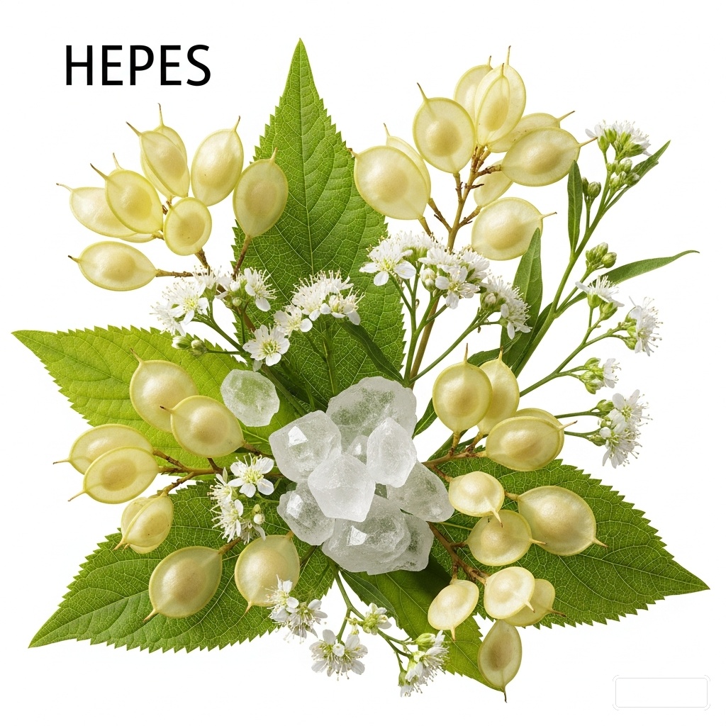 HEPES — HEPES is a synthetic buffering agent derived from ethane sulfonic acid. It is produced … | UK Lips ingredient guide