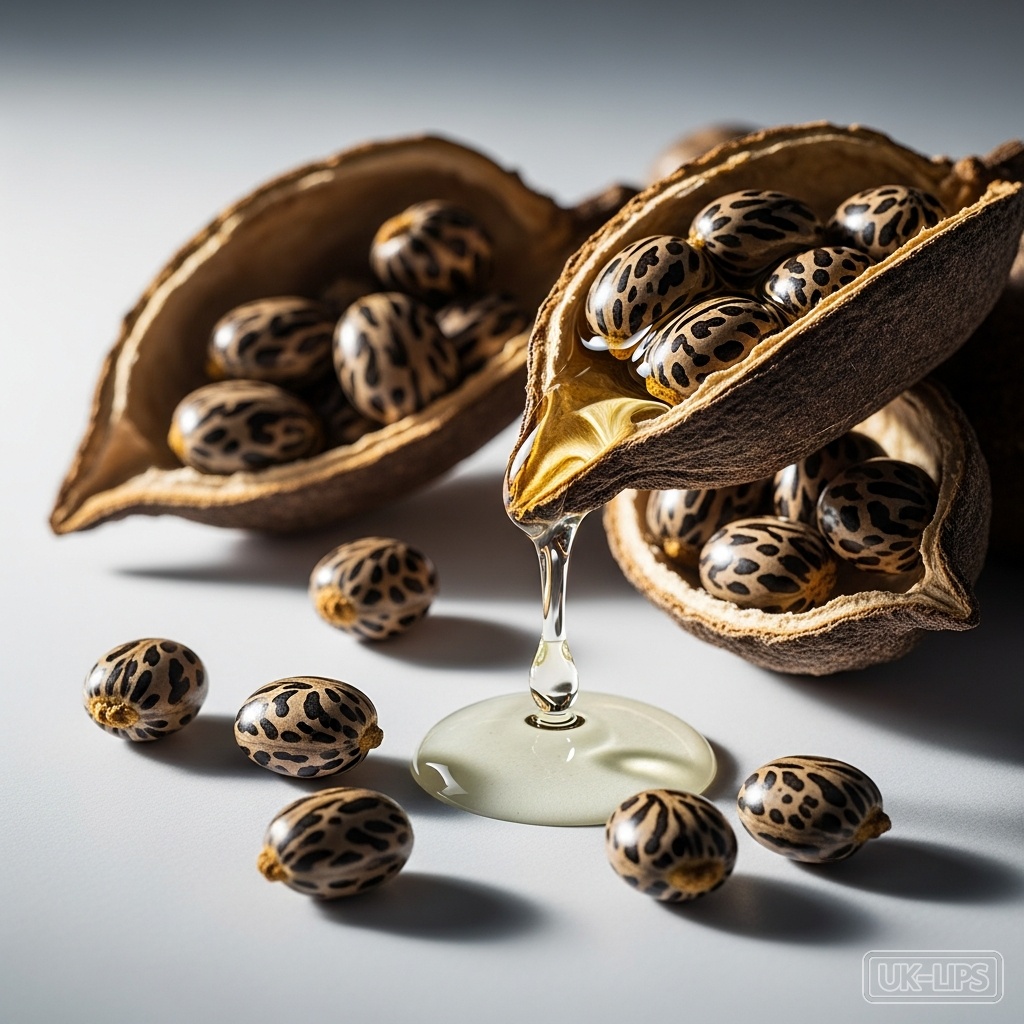 Hydrogenated Castor Seed Oil — Hydrogenated Castor Seed Oil is produced by hydrogenating the oil expressed from the se… | UK Lips ingredient guide
