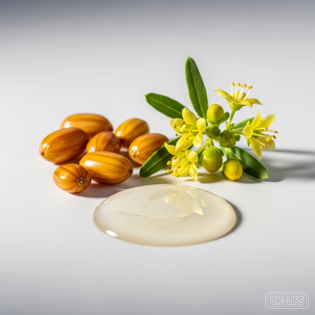 Hydrogenated Jojoba Oil — Hydrogenated Jojoba Oil is derived from the seeds of the jojoba plant (Simmondsia chine… | UK Lips ingredient guide