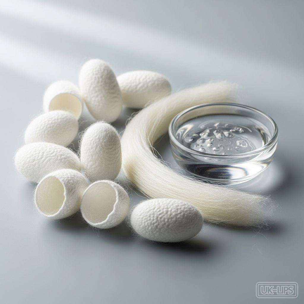 Hydrolyzed Silk — Hydrolyzed Silk is produced from the cocoons of the silkworm (Bombyx mori). The natural… | UK Lips ingredient guide