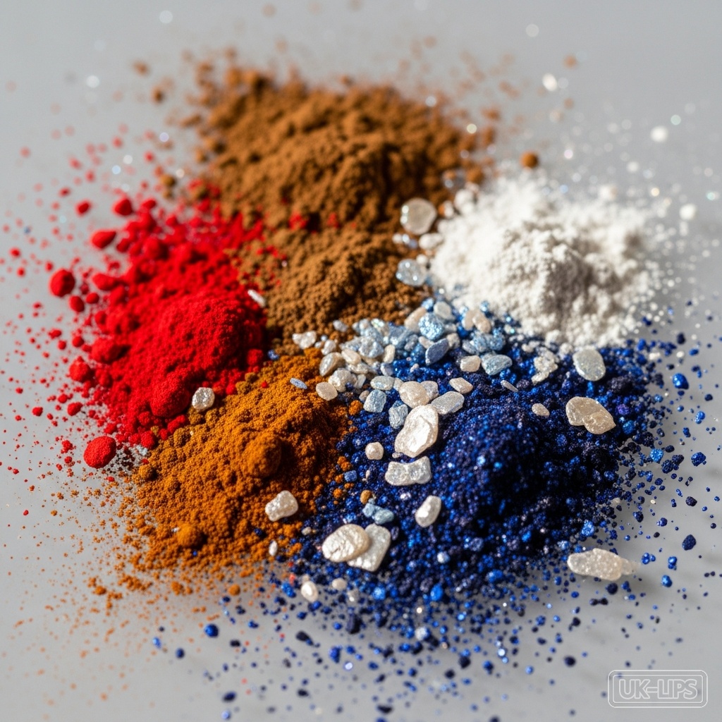 Ionic pigments — Ionic pigments are primarily derived from mineral sources such as iron oxides, titanium… | UK Lips ingredient guide