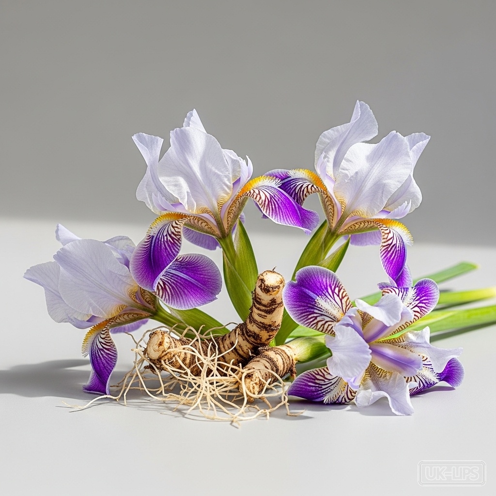 Iris — Iris extract used in cosmetics is obtained from the rhizomes (roots) of Iris germanica … | UK Lips ingredient guide