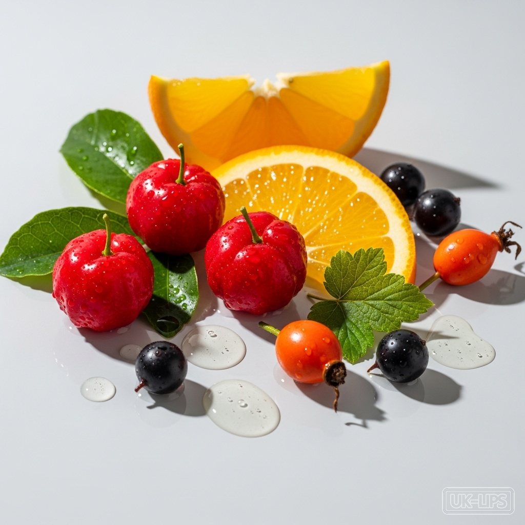 L-Ascorbic Acid (Vitamin C) — L-Ascorbic Acid is naturally found in a wide variety of fruits and vegetables, most abu… | UK Lips ingredient guide