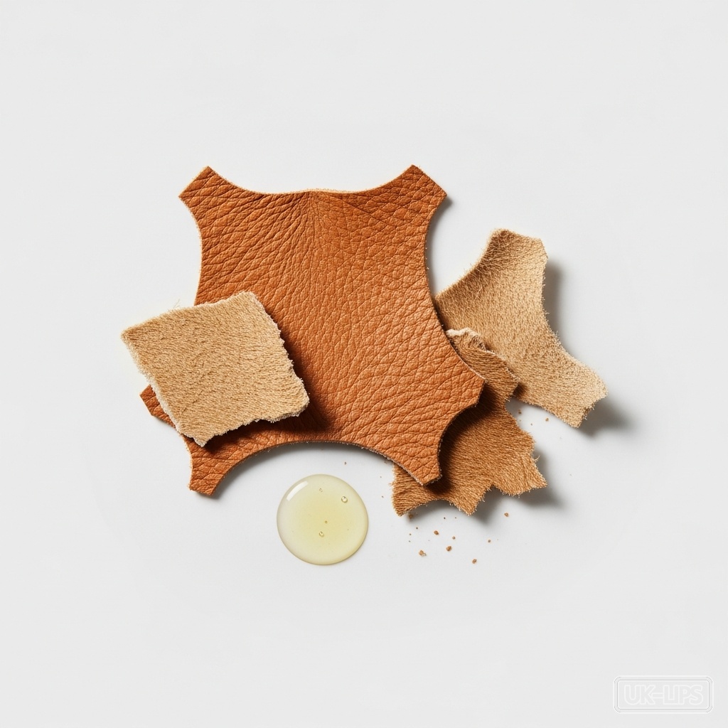 Leather — Leather is an animal-derived material obtained from the tanned hides of cows, sheep or … | UK Lips ingredient guide