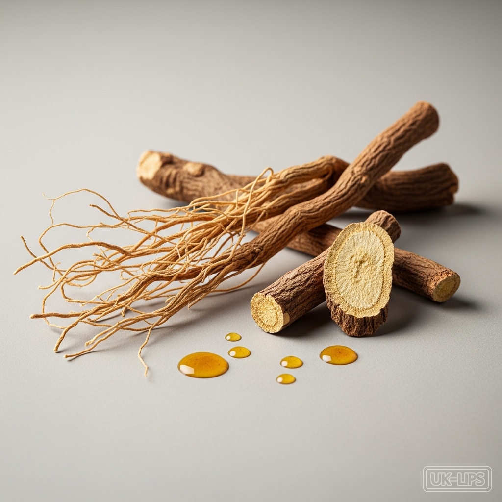 Licorice Root Extract — Licorice Root Extract is obtained from the roots of the Glycyrrhiza glabra plant, a flo… | UK Lips ingredient guide