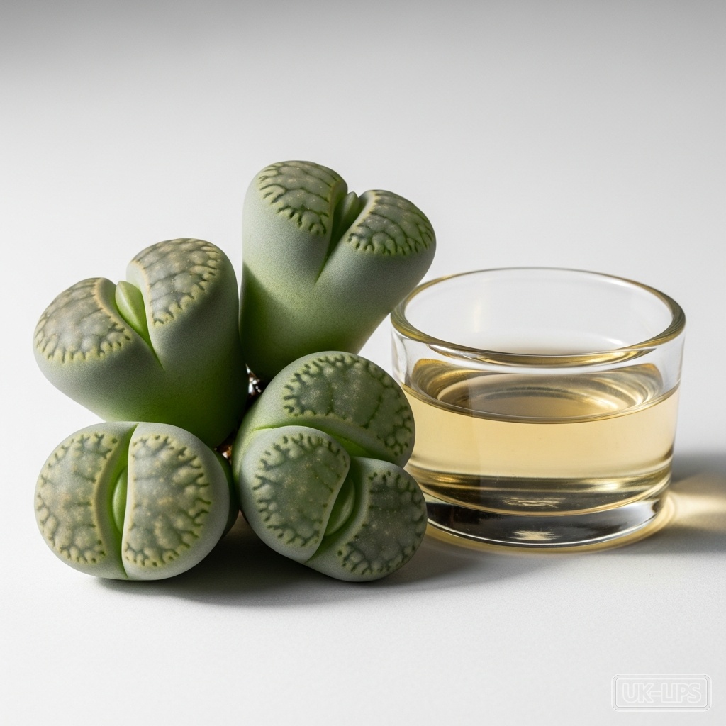 Lithops Pseudotruncatella Callus Lysate — Lithops pseudotruncatella, commonly known as living stones, is a dwarf succulent native… | UK Lips ingredient guide