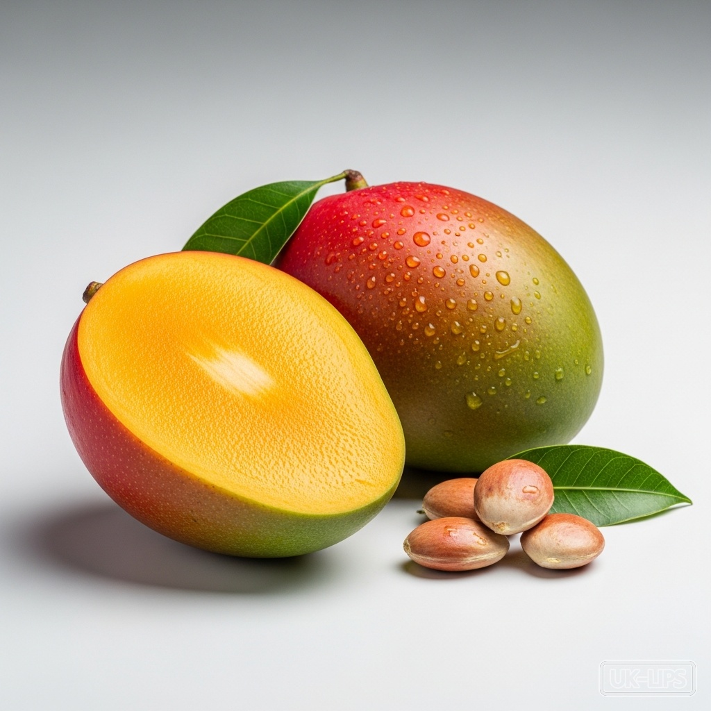 Mangifera Indica Fruit — Mangifera Indica Fruit is the edible fruit of the mango tree, a large evergreen native … | UK Lips ingredient guide