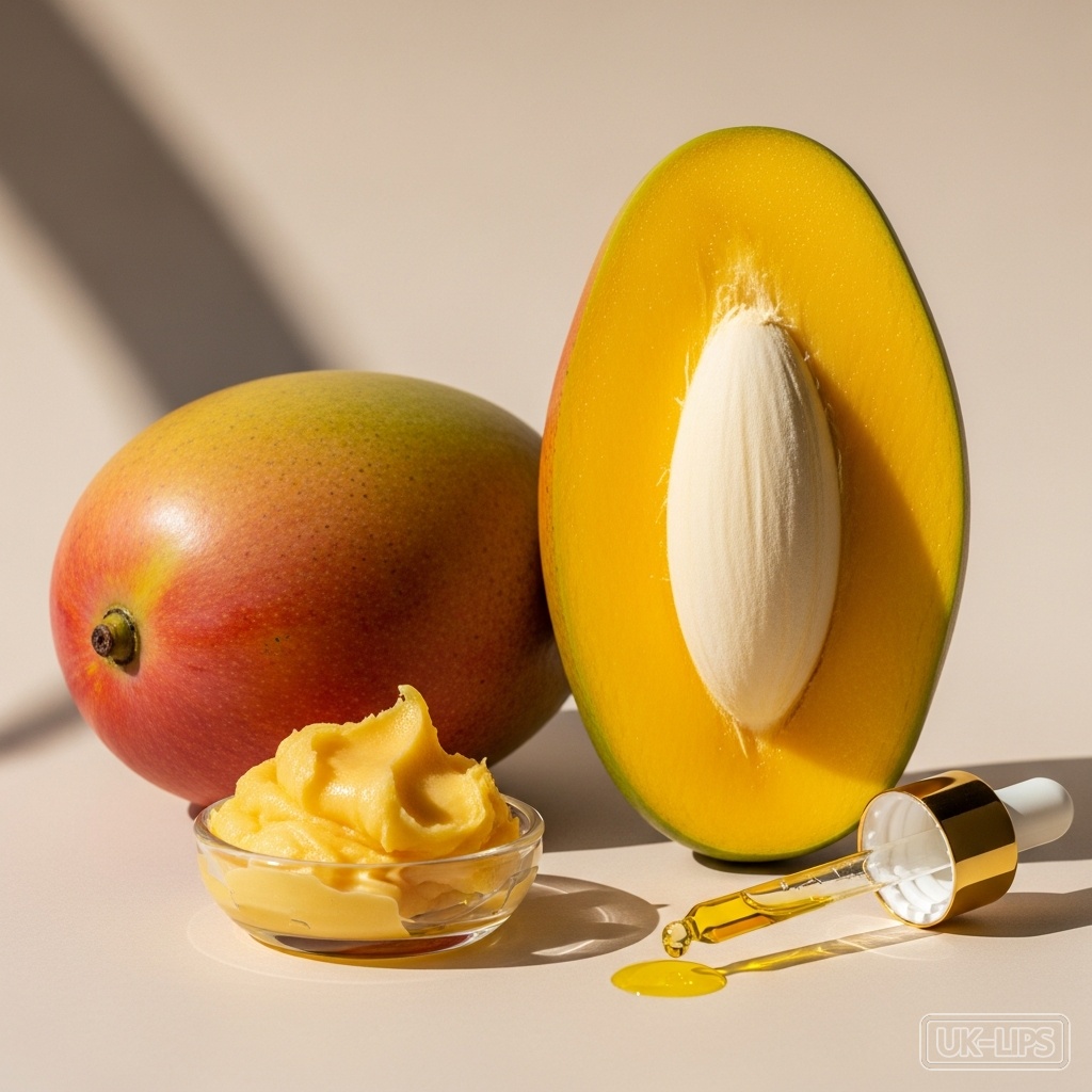 Mango — Mango butter and oil are obtained from the seeds (kernels) of the mango fruit, Mangifer… | UK Lips ingredient guide