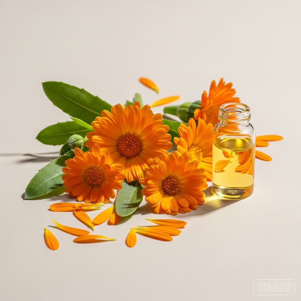 Marigold — Marigold refers to the bright orange petals of Calendula officinalis, a hardy annual pl… | UK Lips ingredient guide