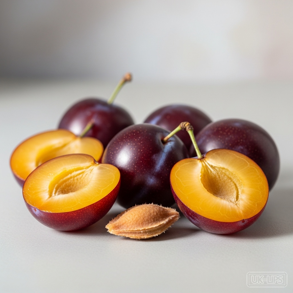 Mirabelle Plum — Mirabelle plum (Prunus domestica subsp. syriaca) is a small, golden-yellow stone fruit … | UK Lips ingredient guide