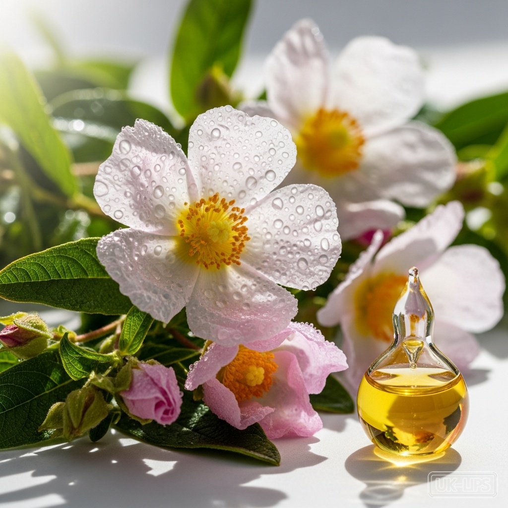 Moroccan Rockrose Extract — Moroccan Rockrose Extract is obtained from the leaves and flowers of Cistus ladanifer, … | UK Lips ingredient guide