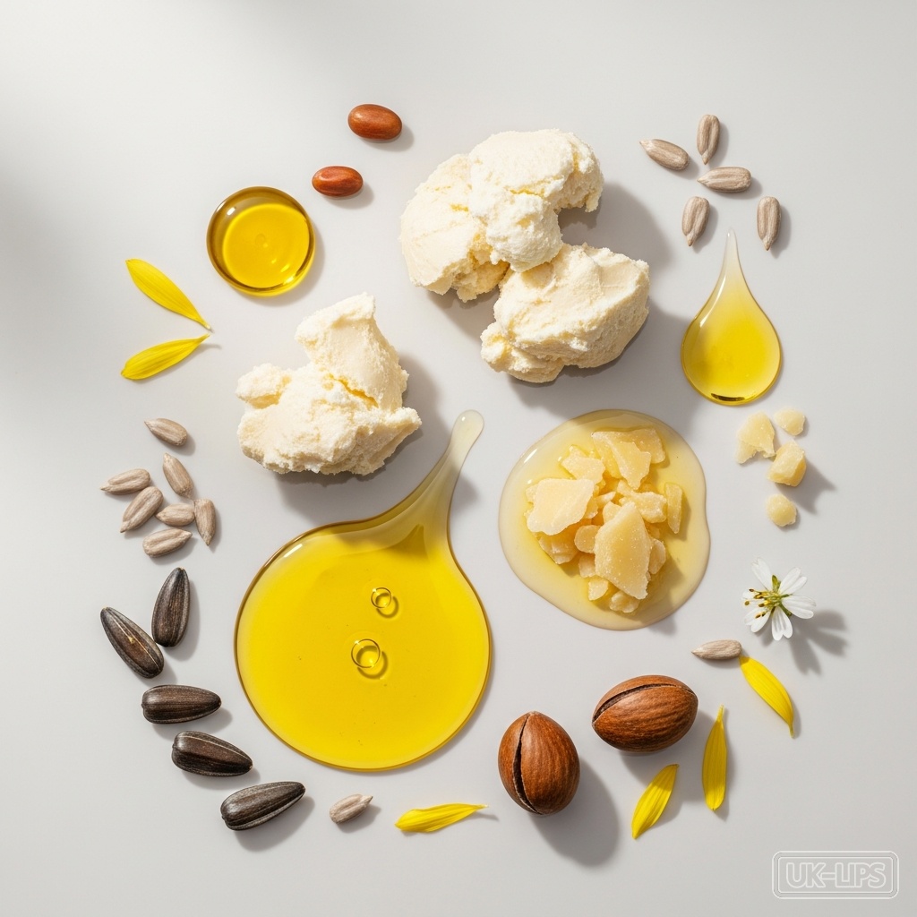 Natural Oils and Waxes — Natural oils are typically cold-pressed from seeds, nuts, kernels or fruit pulp of plan… | UK Lips ingredient guide